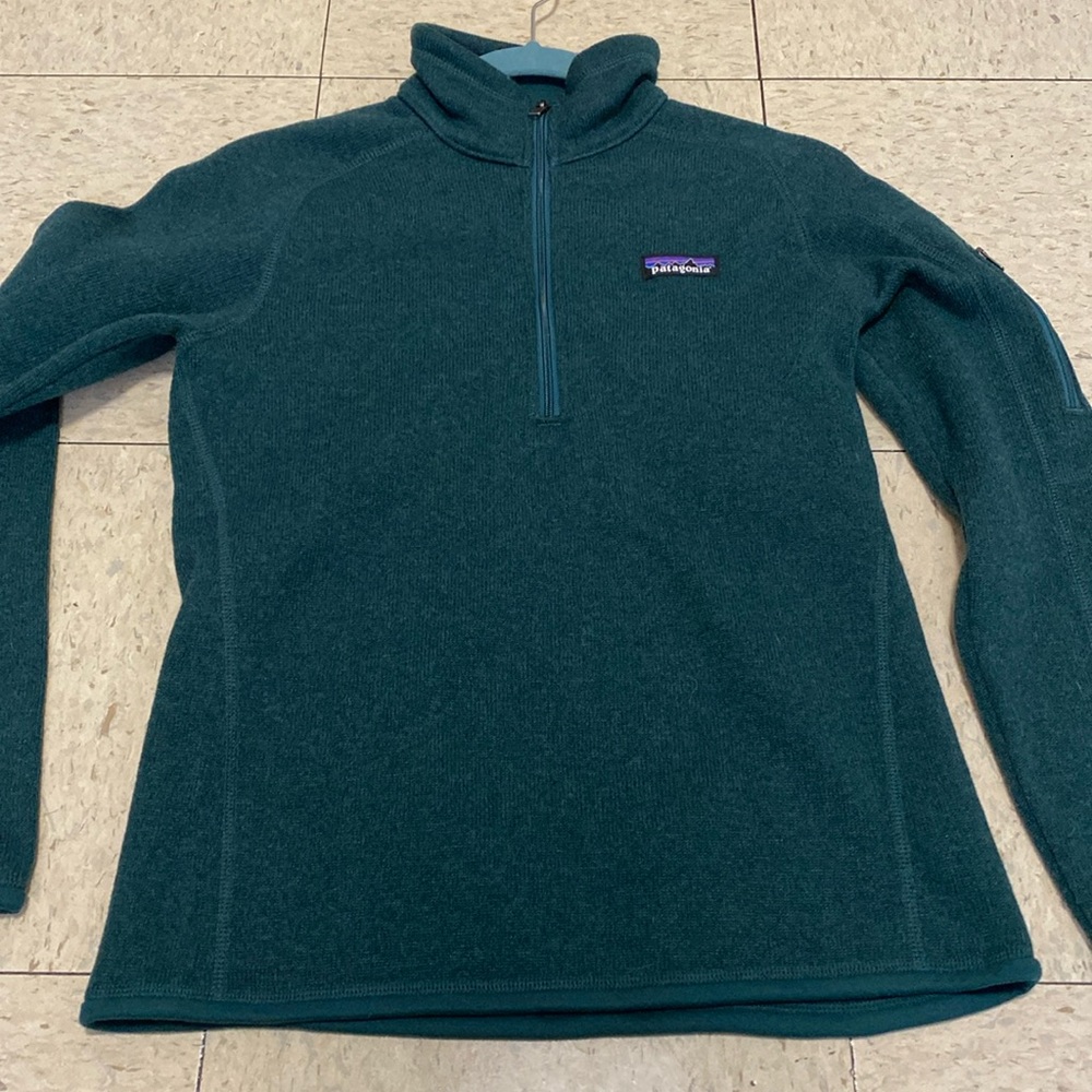 Patagonia Better Sweater 1/4 Zip Green Small